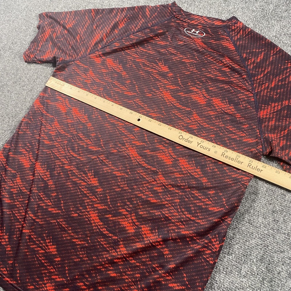 Boston Red Sox Fire Camo MLB Baseball Short Sleeve Shirt Mens L Under Armour - Picture 8 of 8